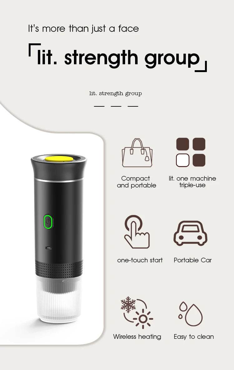 Machine à Café Expresso Portable Sans Fil – Barista Nomade 20 Bars - Ma Cuisine Boutique