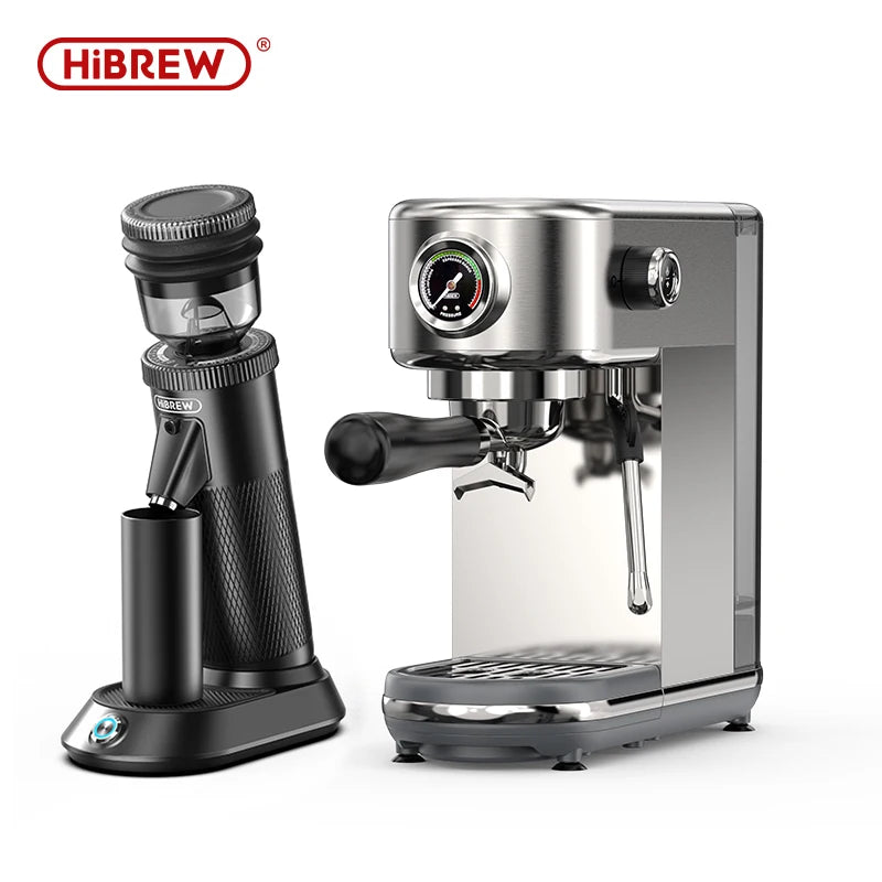 Moulin à café électrique HiBREW G5 – Meules coniques 48mm pour une mouture parfaite