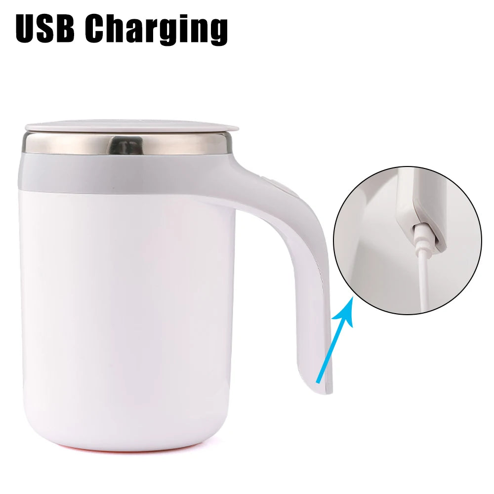 Smart Magnetic Coffee Mug - Automatic Stirring & Thermal Preservation