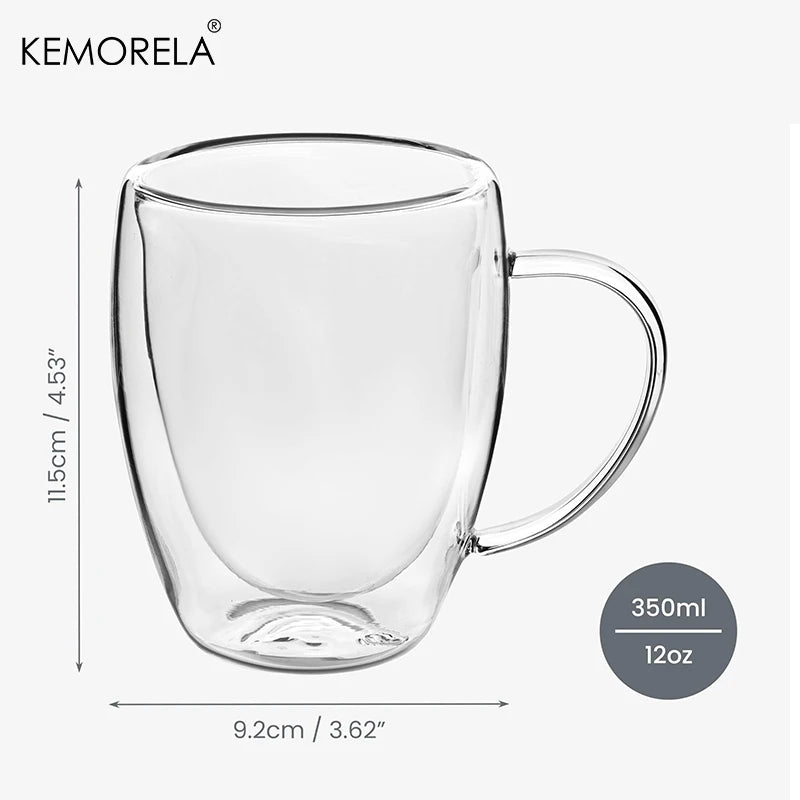Tasses à café en verre double paroi – Élégance, chaleur et expérience sensoriell