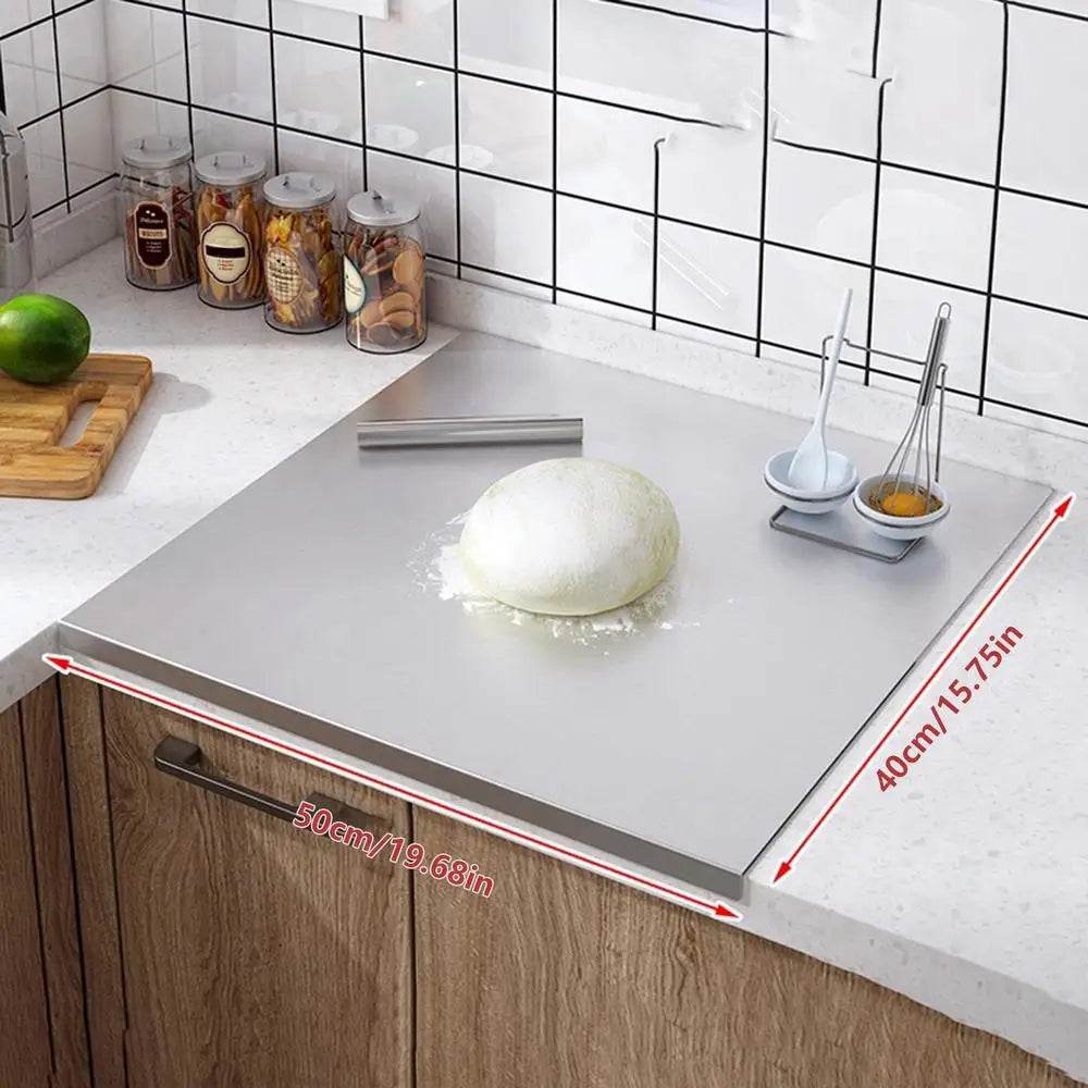 Planche a decouper en acier inoxydable - Ma Cuisine Boutique