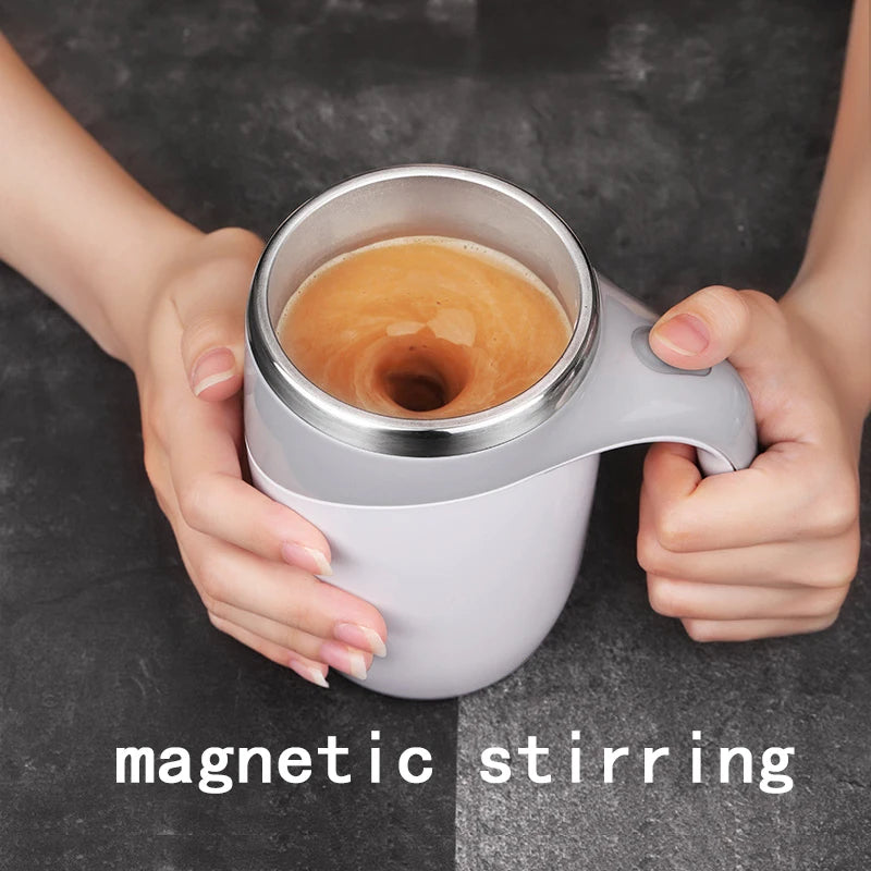 Smart Magnetic Coffee Mug - Automatic Stirring & Thermal Preservation