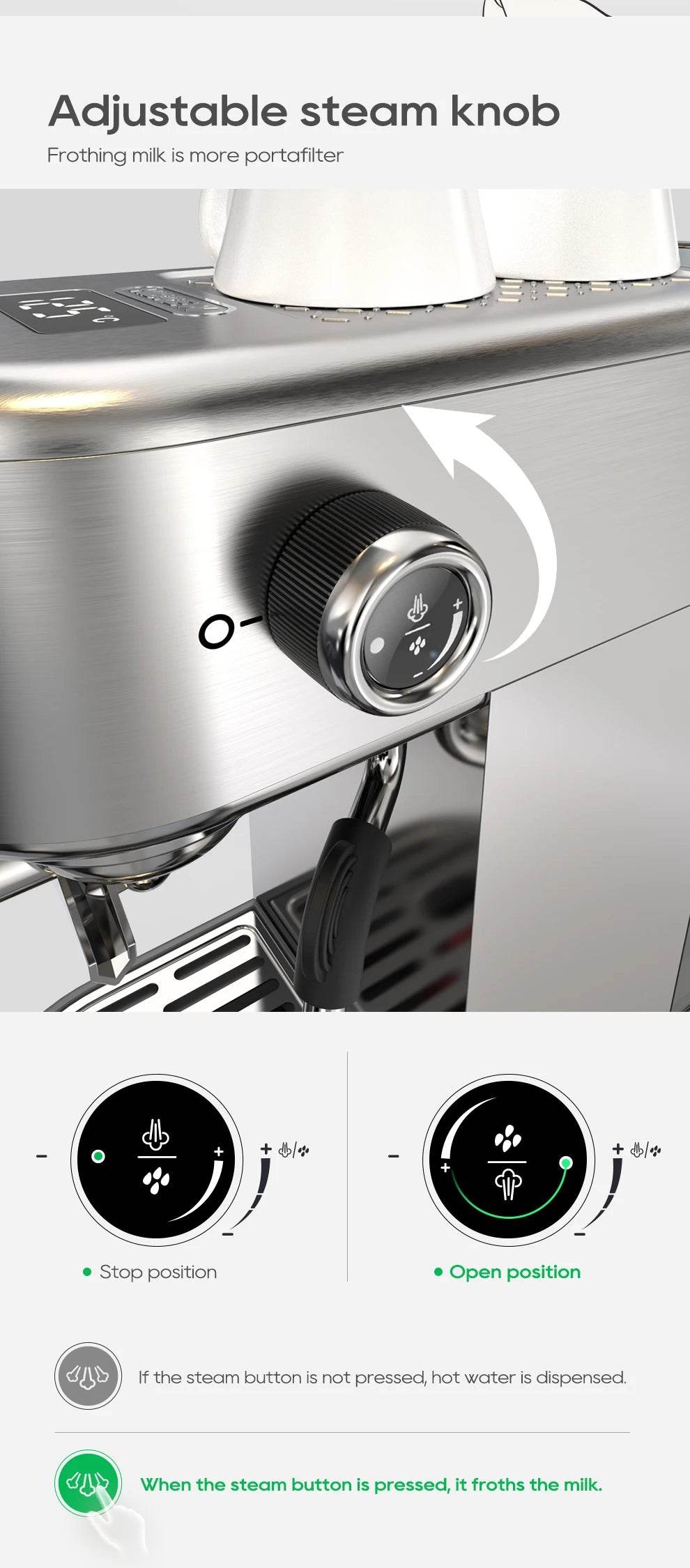 machine a cappuccino - expresso semi automatique - Ma Cuisine Boutique
