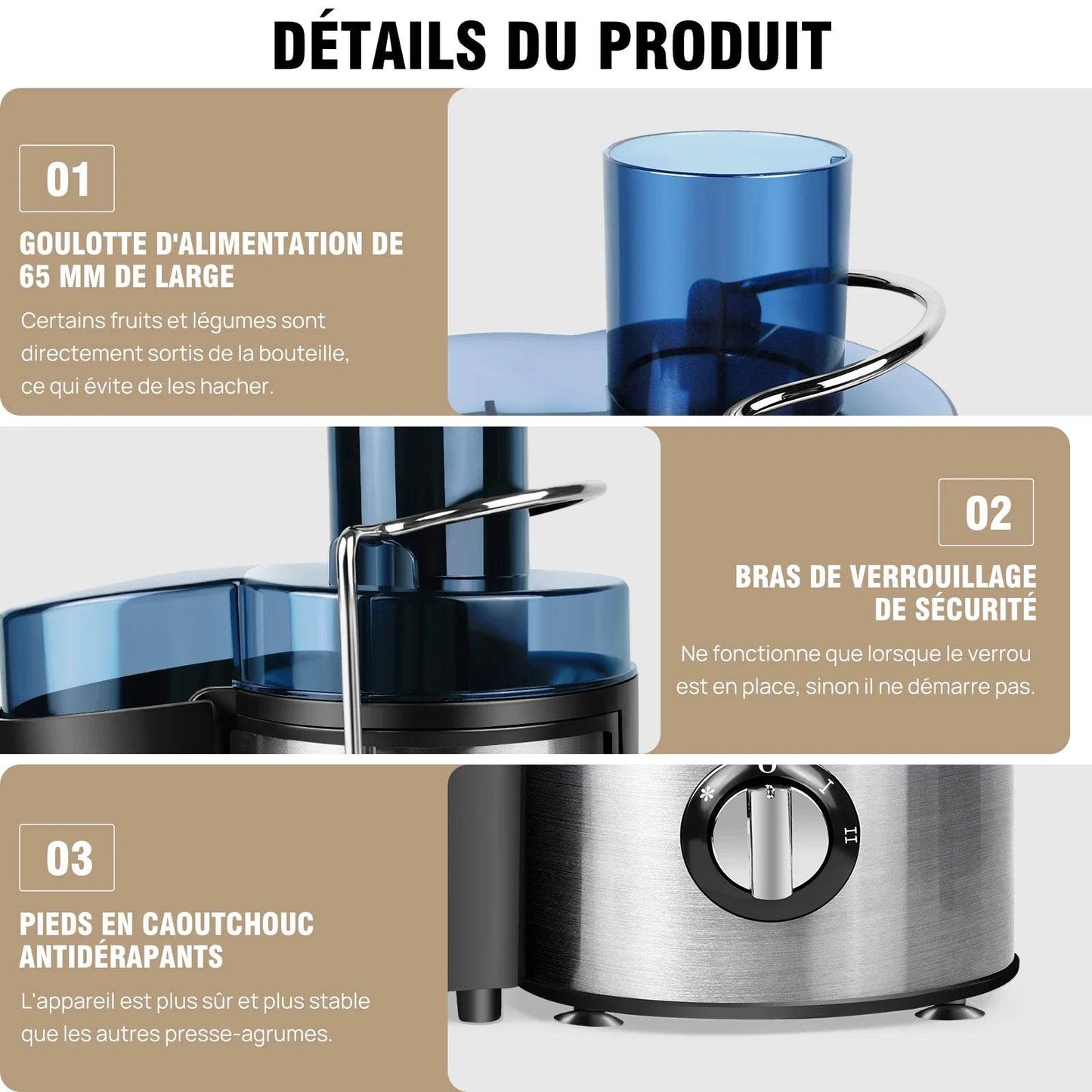 Extracteur de Jus ou Centrifugeuse - Ma Cuisine Boutique