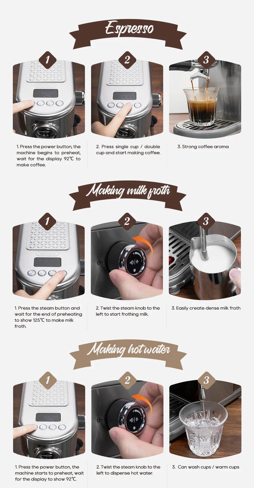 machine a cappuccino - expresso semi automatique - Ma Cuisine Boutique