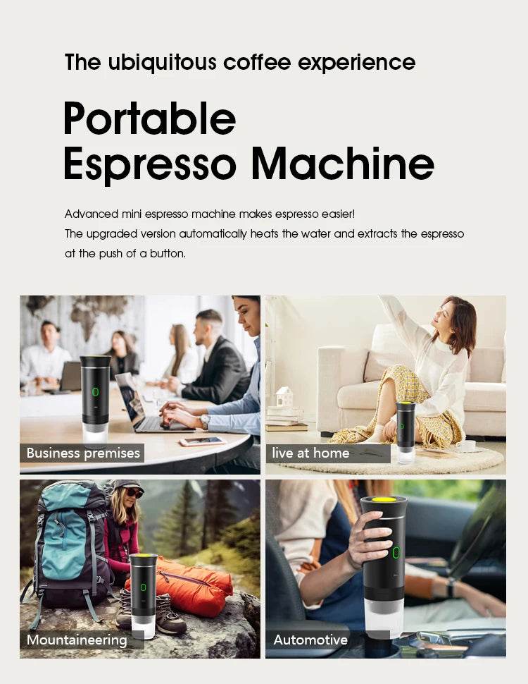 Machine à Café Expresso Portable Sans Fil – Barista Nomade 20 Bars - Ma Cuisine Boutique