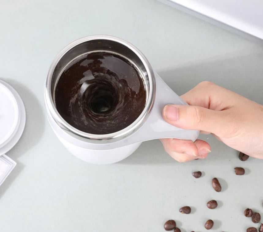 Smart Magnetic Coffee Mug - Automatic Stirring & Thermal Preservation