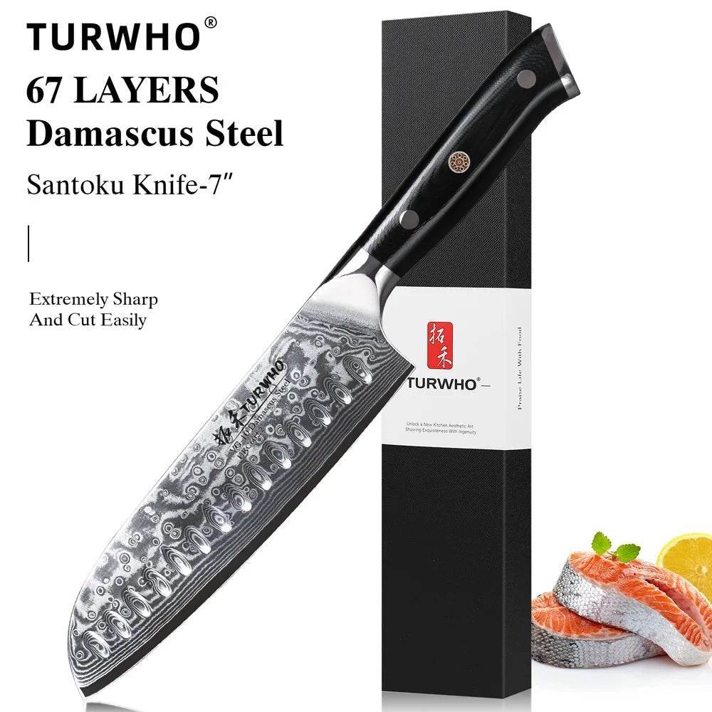 couteau du chef japonais santoku - Ma Cuisine Boutique