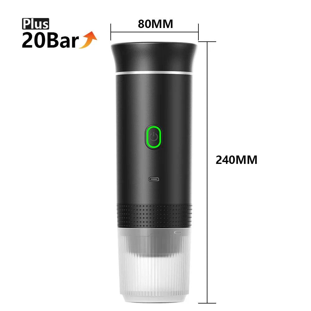 Machine à Café Expresso Portable Sans Fil – Barista Nomade 20 Bars - Ma Cuisine Boutique