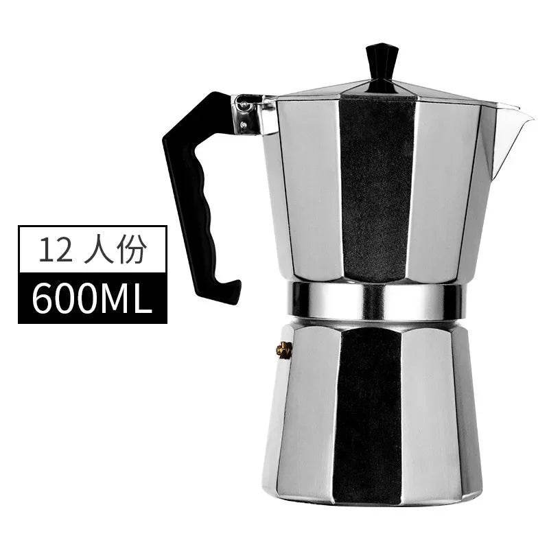 Cafetière Octogonale Italienne en Aluminium - Ma Cuisine Boutique