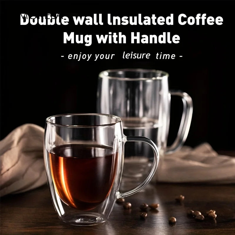 Tasses à café en verre double paroi – Élégance, chaleur et expérience sensoriell