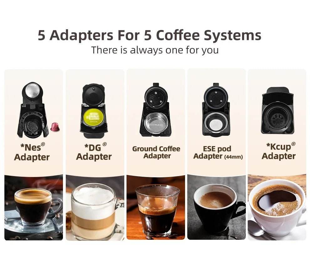 Cafetière Multi Capsules 5 en 1 - Ma Cuisine Boutique