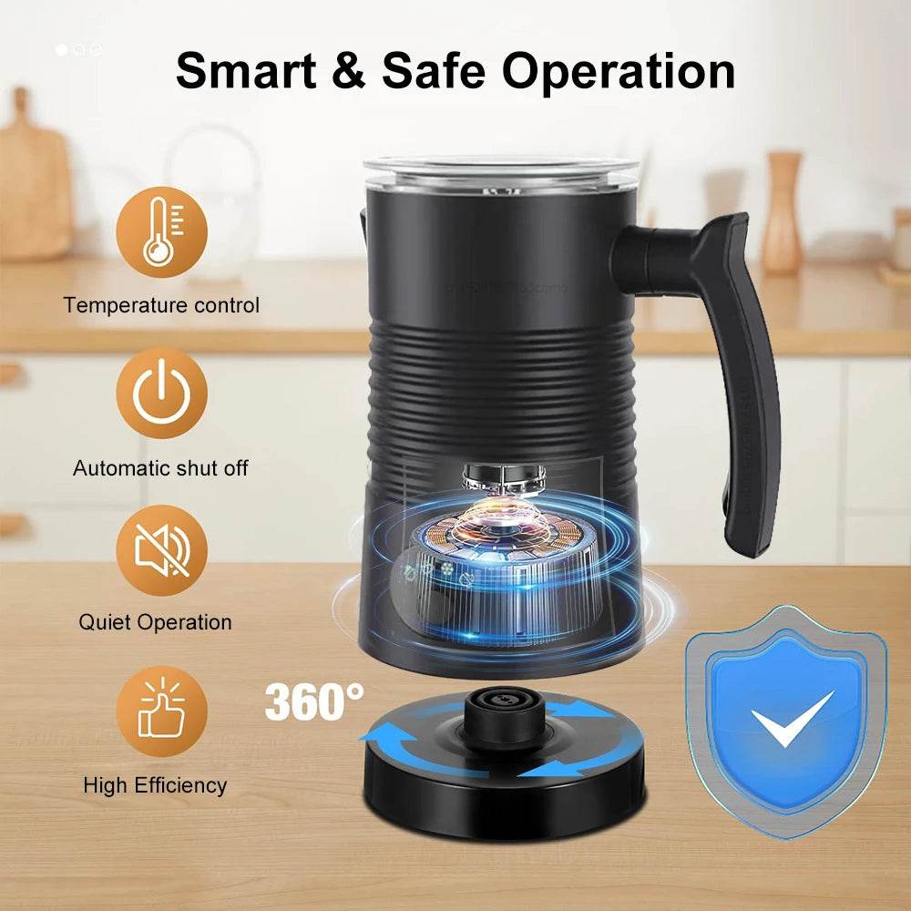 Mousseur à Lait Électrique – Compact et Abordable pour Cappuccinos Parfaits - Ma Cuisine Boutique