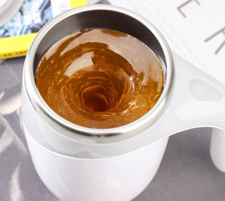 Smart Magnetic Coffee Mug - Automatic Stirring & Thermal Preservation