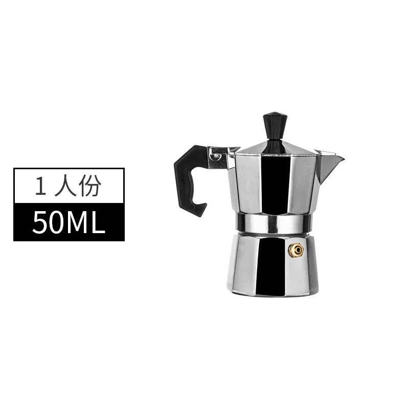 Cafetière Octogonale Italienne en Aluminium - Ma Cuisine Boutique