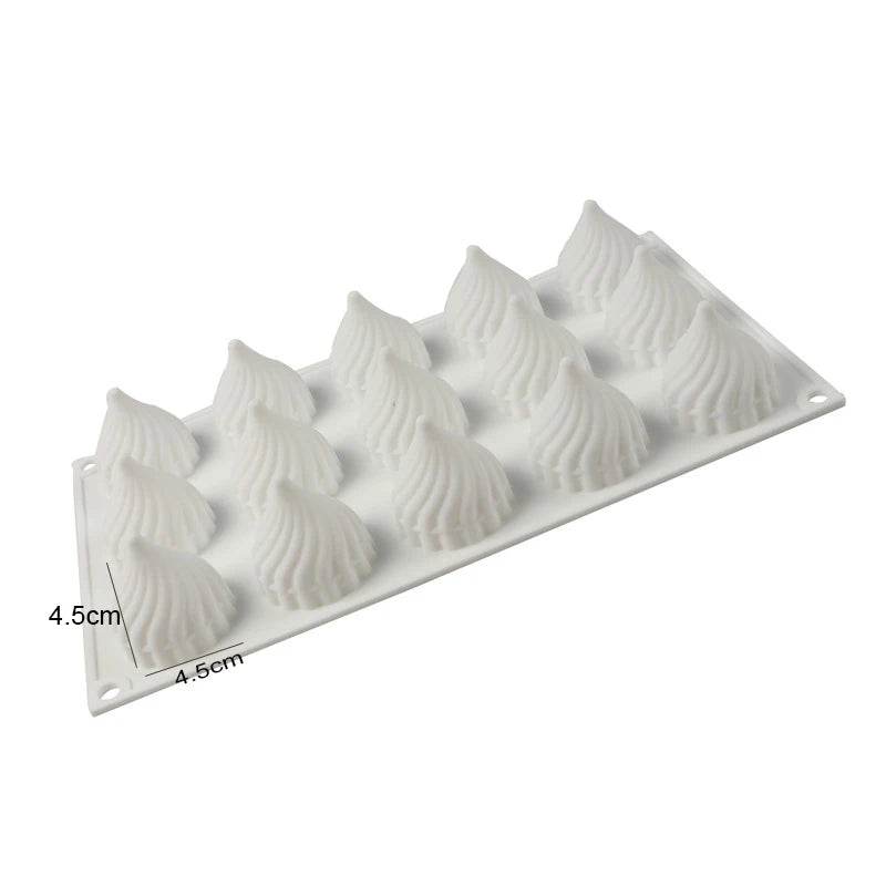 Moule à gâteau en silicone 3D – Design spirale pour desserts créatifs - Ma Cuisine Boutique