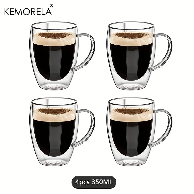 Tasses à café en verre double paroi – Élégance, chaleur et expérience sensoriell