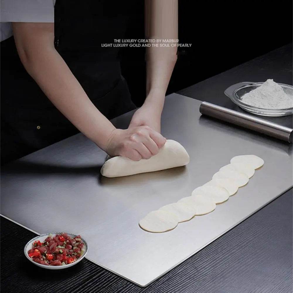 Planche a decouper en acier inoxydable - Ma Cuisine Boutique