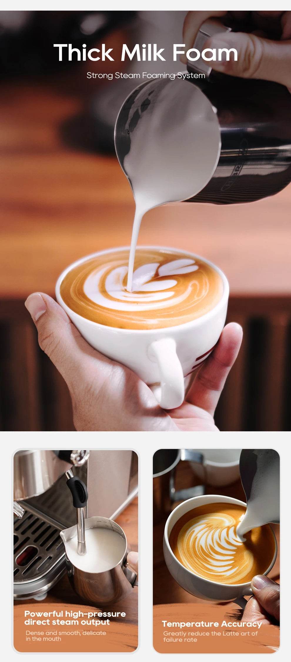 machine a cappuccino - expresso semi automatique - Ma Cuisine Boutique
