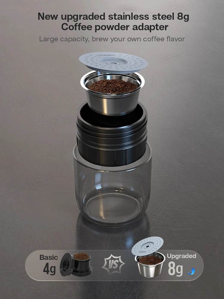 Machine à Café Portable HiBREW - Expresso 12V Nomade pour Voiture, Camping & Bureau - Ma Cuisine Boutique