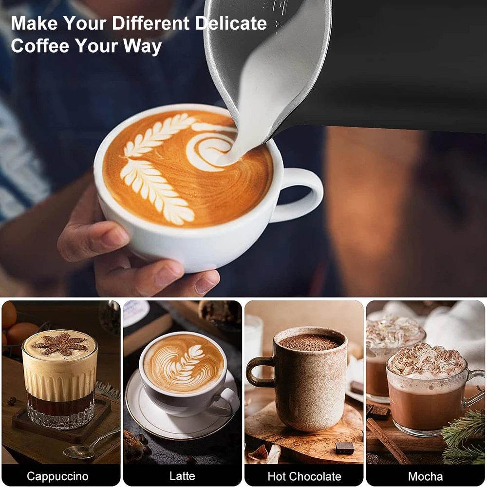 Mousseur à Lait Électrique – Compact et Abordable pour Cappuccinos Parfaits - Ma Cuisine Boutique