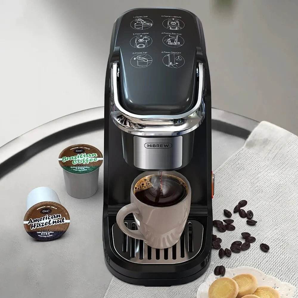 Cafetière Filtre et Capsules K-Cup – Machine à Thé et Distributeur d'Eau Chaude - Ma Cuisine Boutique