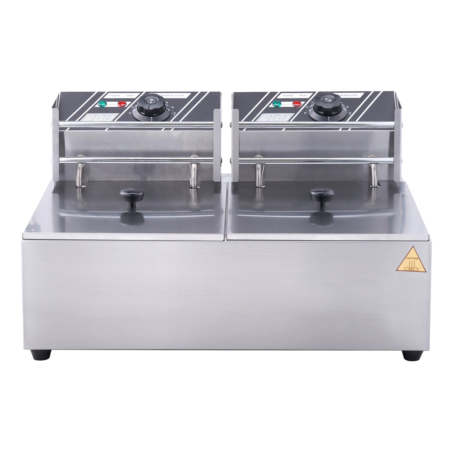 Friteuse professionnelle SucceBuy à double cuve – Puissance et précision pour une friture parfaite