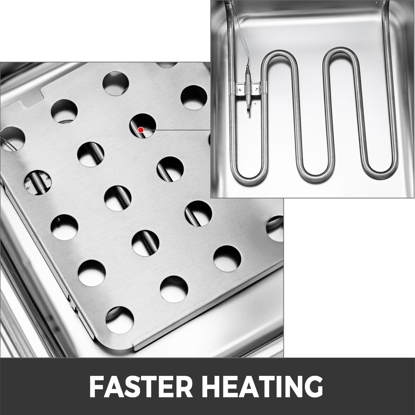 Friteuse professionnelle électrique 12L double cuve – Puissance et performance pour cuisine pro
