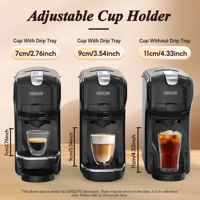 Cafetière multi-capsules 4-en-1 CAFELFFE | Compatible Nespresso, Dolce Gusto - Ma Cuisine Boutique