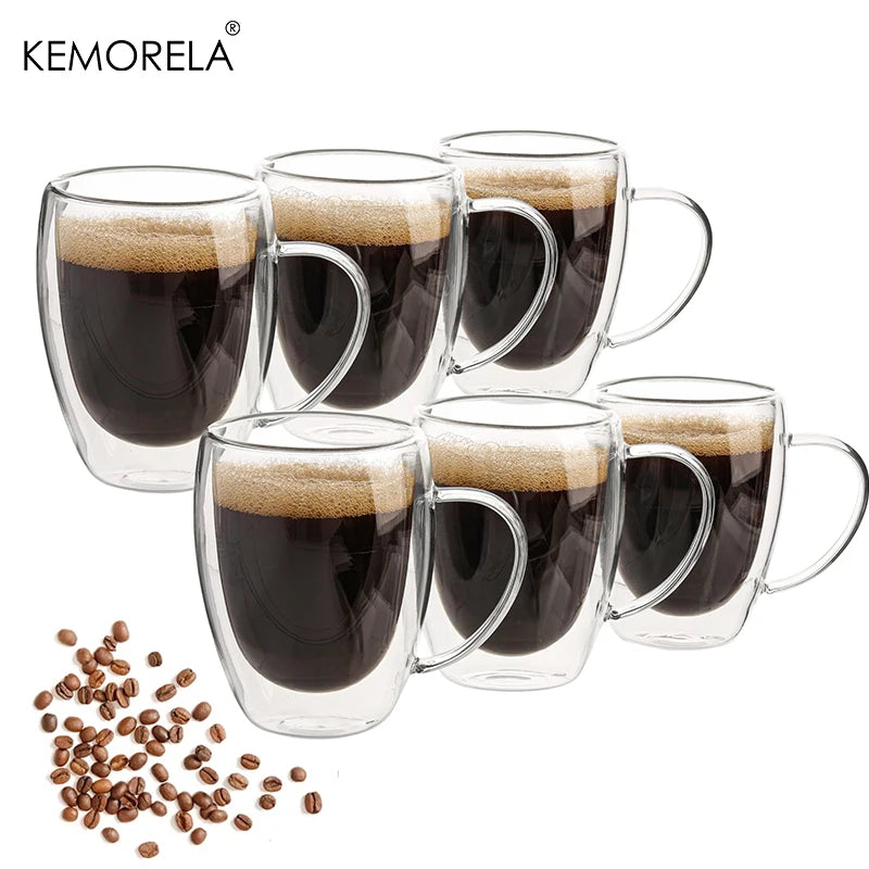 Tasses à café en verre double paroi – Élégance, chaleur et expérience sensoriell