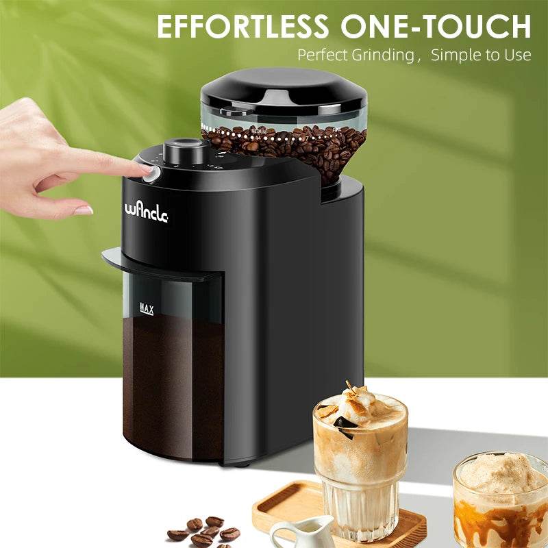 Moulin à Café Électrique Wancle – 28 Réglages de Mouture pour une Expérience Café Parfaite - Ma Cuisine Boutique