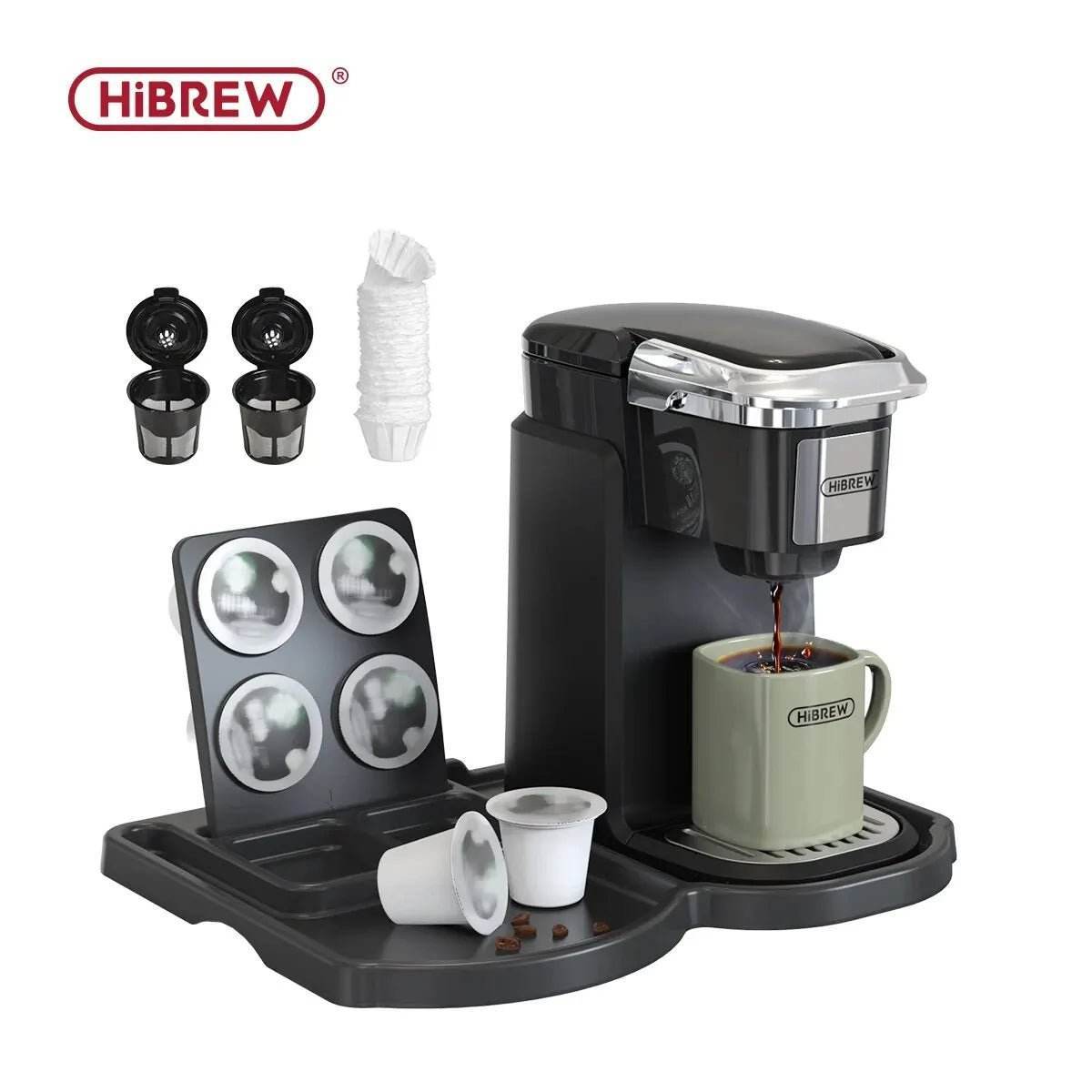 Cafetière Filtre et Capsules K-Cup – Machine à Thé et Distributeur d'Eau Chaude - Ma Cuisine Boutique