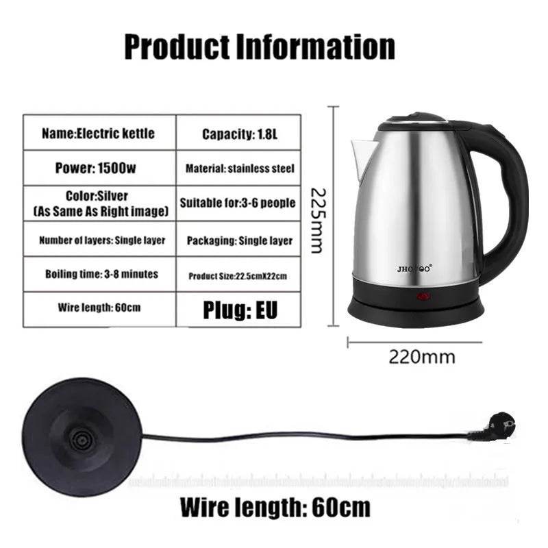 Bouilloire Induction en Acier Inoxydable – Chauffe Rapide et Sécurisée pour Thé et Café - Ma Cuisine Boutique