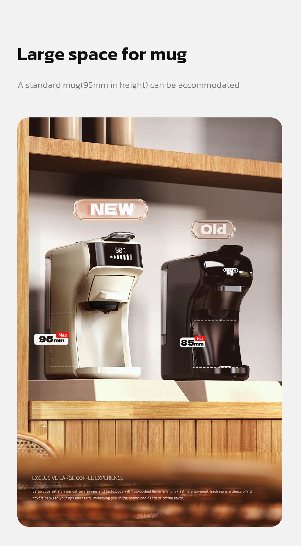 cafetiere pour dosette souple machine a cappuccino expresso 6 en 1 - Ma Cuisine Boutique