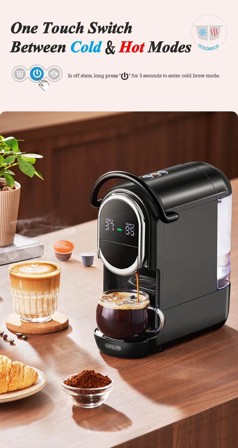 Cafetière multi-capsules 4-en-1 CAFELFFE | Compatible Nespresso, Dolce Gusto - Ma Cuisine Boutique