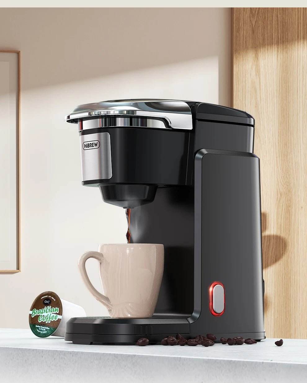 Cafetière Filtre et Capsules K-Cup – Machine à Thé et Distributeur d'Eau Chaude - Ma Cuisine Boutique