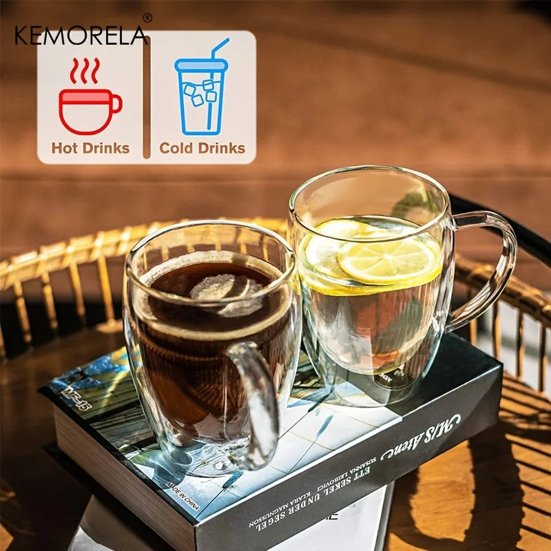 Tasses à café en verre double paroi – Élégance, chaleur et expérience sensoriell