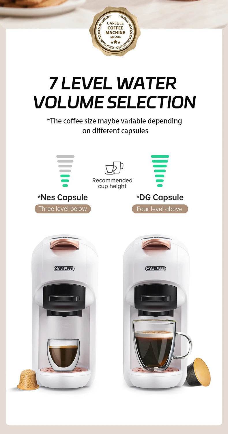 Cafetière multi-capsules 5 en 1 - Cafelffe Machine à Café Multi-Capsules 19 Bars - Ma Cuisine Boutique