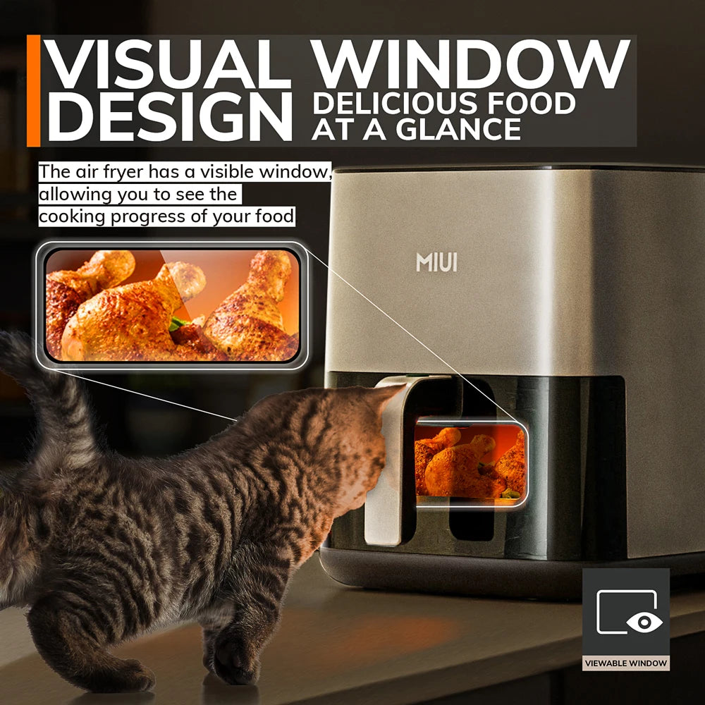 Friteuse Sans Huile MIUI 5L – Cuisine Saine, Rapide et Familiale