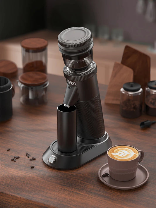 Moulin à café électrique HiBREW G5 – Meules coniques 48mm pour une mouture parfaite