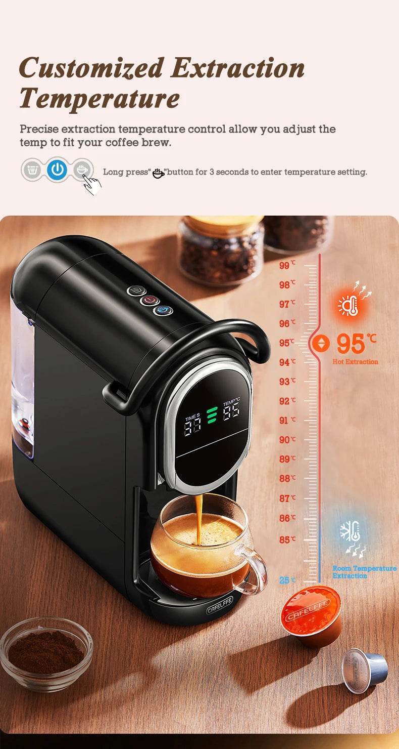 Cafetière multi-capsules 4-en-1 CAFELFFE | Compatible Nespresso, Dolce Gusto - Ma Cuisine Boutique
