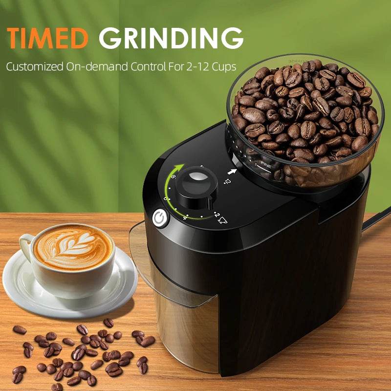Moulin à Café Électrique Wancle – 28 Réglages de Mouture pour une Expérience Café Parfaite - Ma Cuisine Boutique