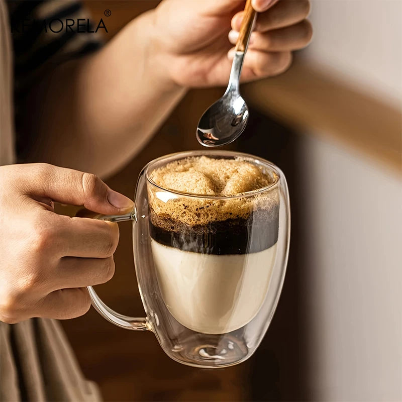 Tasses à café en verre double paroi – Élégance, chaleur et expérience sensoriell