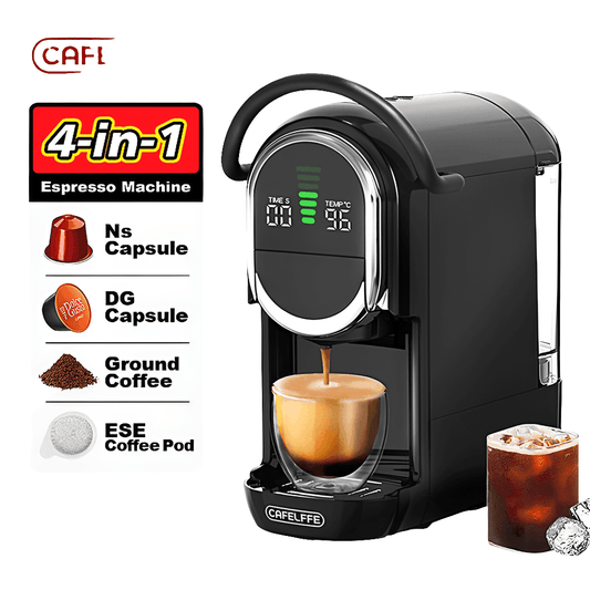 Cafetière multi-capsules 4-en-1 CAFELFFE | Compatible Nespresso, Dolce Gusto - Ma Cuisine Boutique